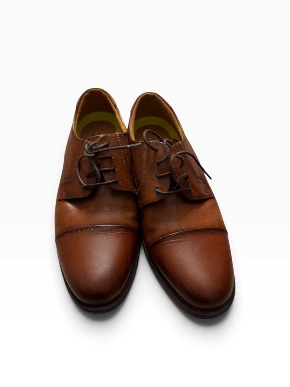 Florsheim Men's 14180-221 Corbetta Cap Toe Oxford Cognac Leather Dress Shoe 8D